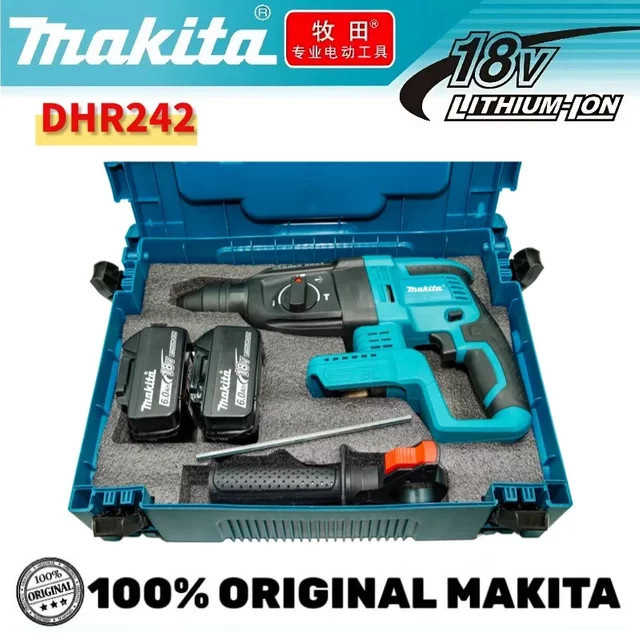 Makita DHR242 18V LXT Bürstenloser Bohrhammer mit 3 Modi und 4700 IPM Schlagrate für Beton - Bild 1