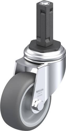 Blickle Lenkrolle LKRA-PATH 80G-11-EV12 in Grau mit 80mm Rad-Durchmesser und 120kg Tragfähigkeit - Bild 1