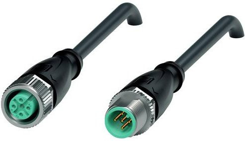Pepperl+Fuchs 240775-100018 Sensor-Aktor-Steckverbinder konfektioniert in Schwarz mit 5 Polen und 3m Kabellänge - Bild 1