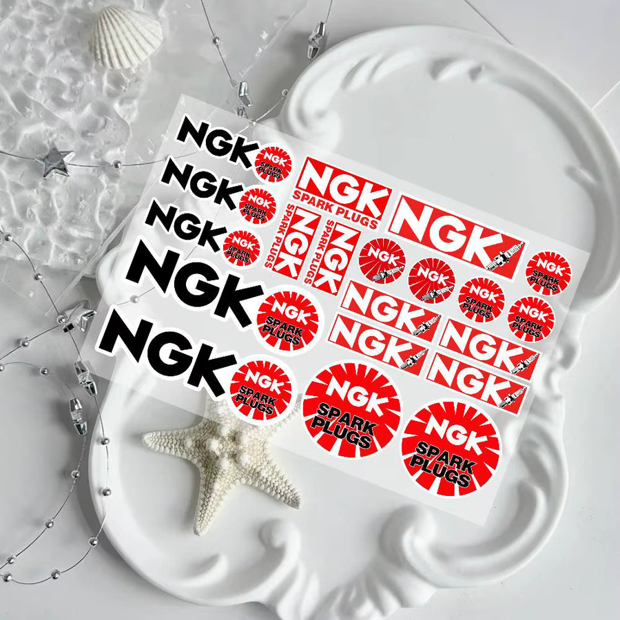 NGK Zündkerzen Vinyl-Aufkleber für Auto, Motorrad und Laptop - Bild 2