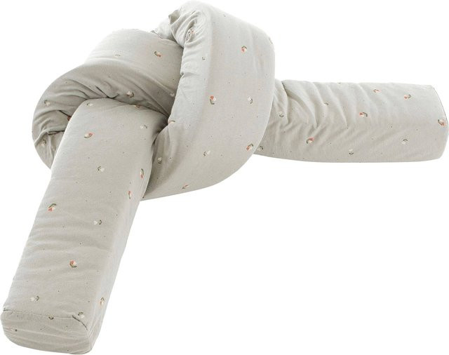 Träumeland Nestchenschlange aus Baumwolle in Grün, 200 cm - Bild 1