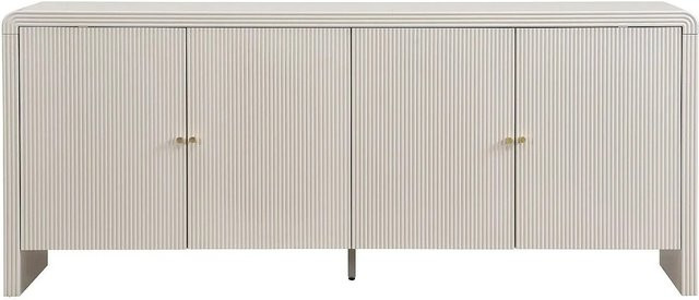 Vente-unique Sideboard Mirenalo Modern in Beige und Gold, Breite: 179,6 cm - Bild 1