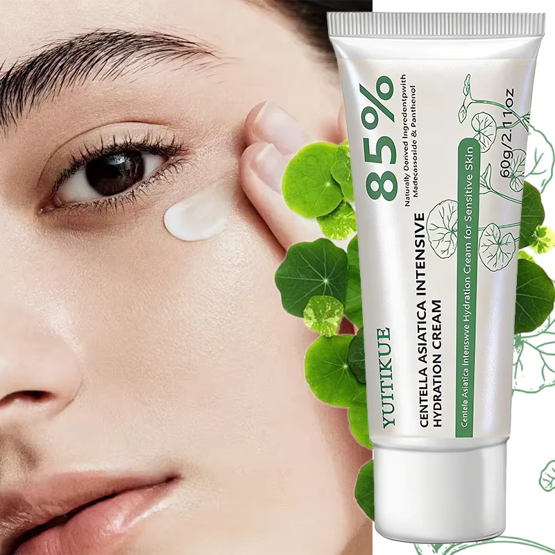 YUITIKUE Centella Asiatica Creme, 60g, für empfindliche Haut, mit Panthenol - Bild 2