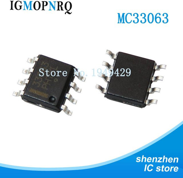 10 Stück MC33063 MC34063 MC33078 MC34119 SOP-8 Audioverstärker IC Chips in Schwarz - Bild 1