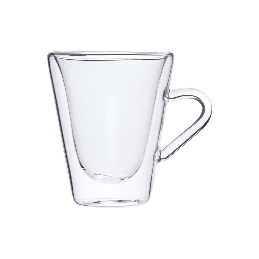 Luigi Bormioli Thermic Espressogläser mit Henkel, transparent, 2 Stück, 105 ml - Bild 2