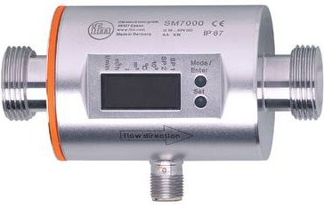 Ifm Electronic Magnetisch-Induktiver Durchflusssensor SM7000 in Silber, Betriebsspannung 18 - 30 V/DC - Bild 1