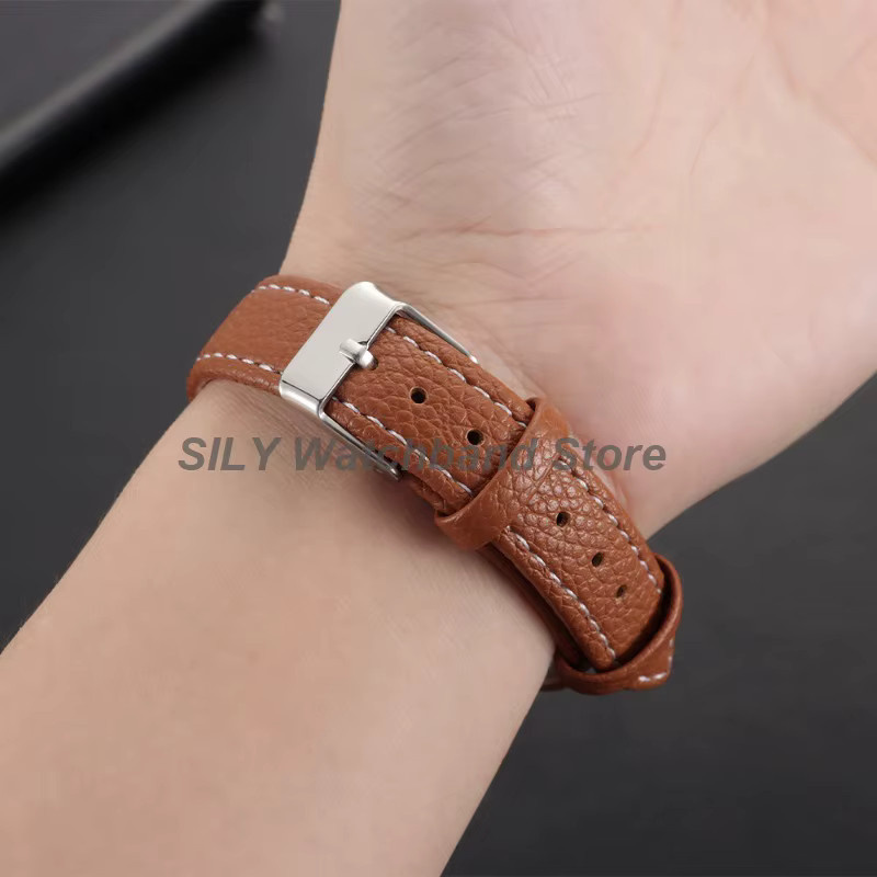 asukaband Uhrenarmband Leder, Vintage, Unisex - Bild 2