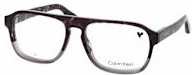 Calvin Klein CK 25515 Korrektionsbrille, Vollrand, quadratisch, Kunststoff, grau, Herren - Bild 1