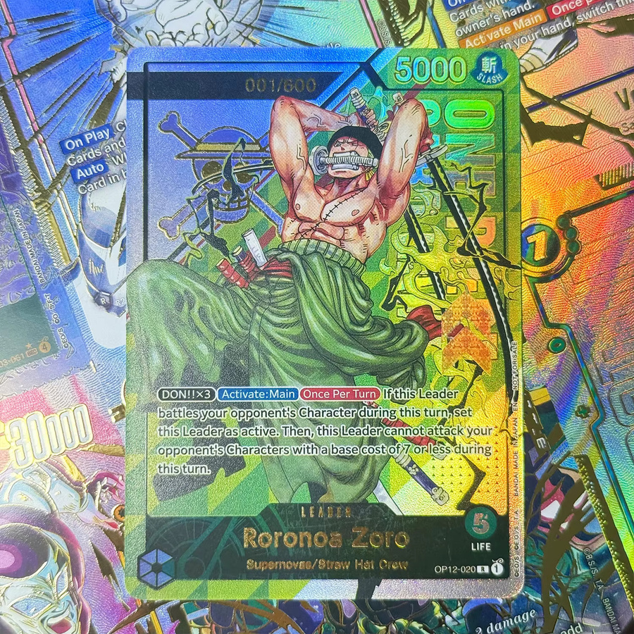 Bandai One Piece Roronoa Zoro Meisterschafts-Schatzbecher, Replika-Karten - Bild 3