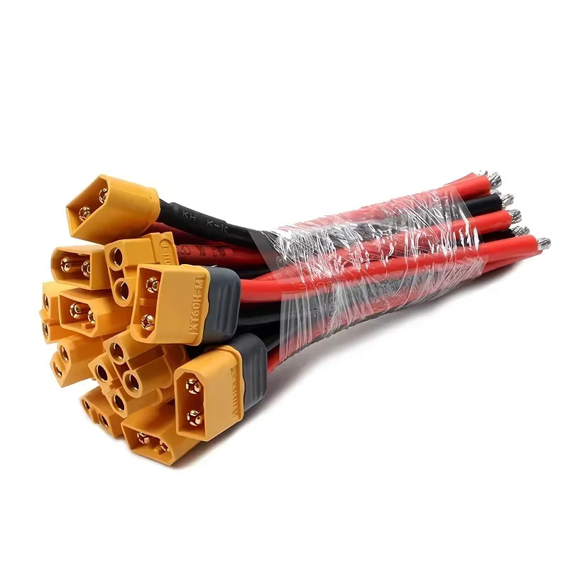EOENKK 2 Stück RC-Modellbatterie ESC-Verbindungskabel mit XT30 XT60 XT90 T EC2 EC3 EC5 EC8 Steckern und Buchsen, Länge: 10 cm - Bild 1