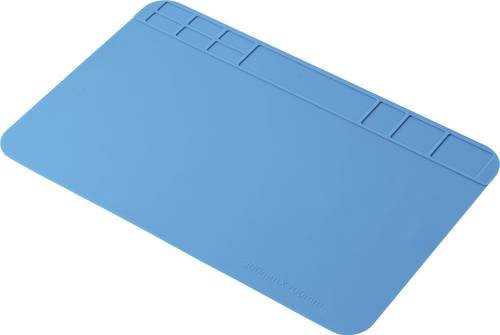 TRU COMPONENTS Silikon-Werkzeugunterlage in Blau, B: 30 cm, T: 20 cm, H: 0,2 cm - Bild 1