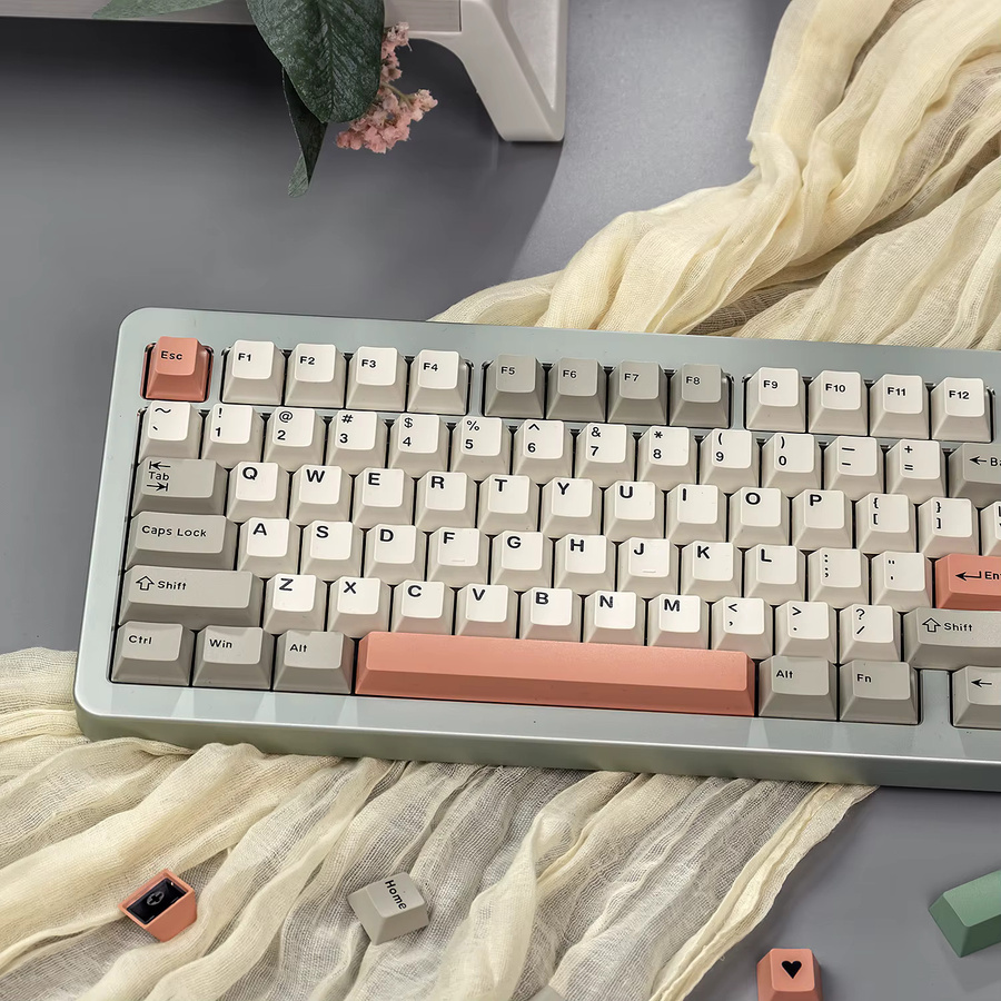 Venit Keys GMK 9009 Tastenkappen aus ABS im Cherry Profile mit Double Shot Technologie für mechanische Tastaturen, Multicolour - Bild 1