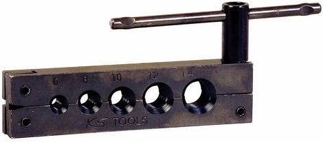 KS Tools Bördelleiste Schwarz 6-14mm 130mm - Bild 1