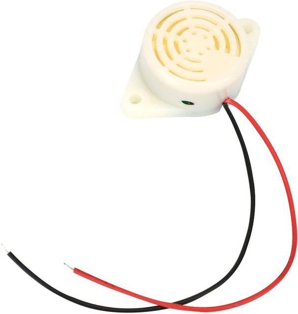 5 Stück Aktive Summer Alarm SFM 27 mit Dauerton, 3-24V DC, 95dB, Weiß - Bild 1