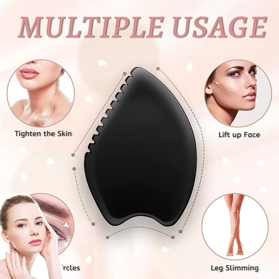 STAWHO Gua Sha Gesichtswerkzeug aus Edelstahl, Unisex - Bild 3
