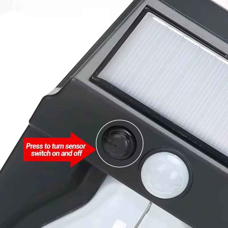 Heinast Solar-LED-Wandleuchte für den Außenbereich in Schwarz mit Bewegungssensor und warmweißem Licht - Bild 6