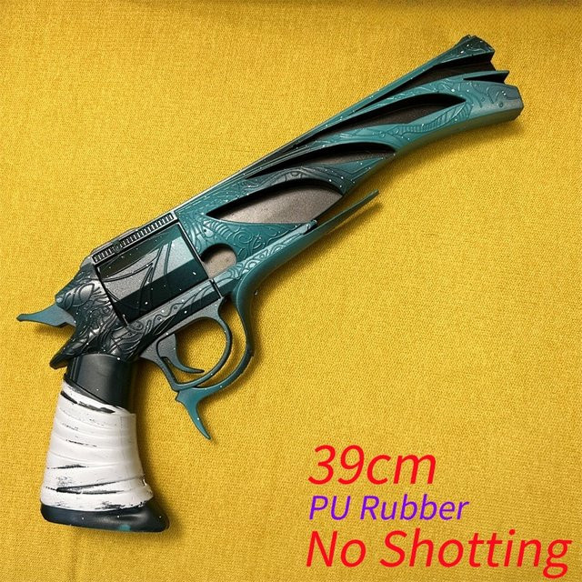 Destiny Fantasy Revolver, Cosplay Gun, Gummi, Grau - Bild 1