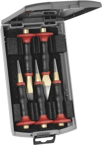 Rennsteig Werkzeugsatz in roter Kunststoff-Kassette aus gehärtetem Stahl 421 102 0 - Bild 1