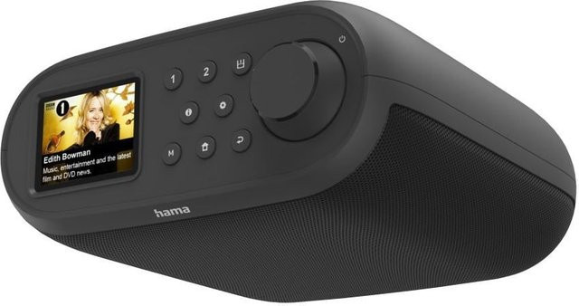 Hama Digitalradio DIR400 DAB+/Internetradio mit Bluetooth RX und App Steuerung, Schwarz - Bild 1