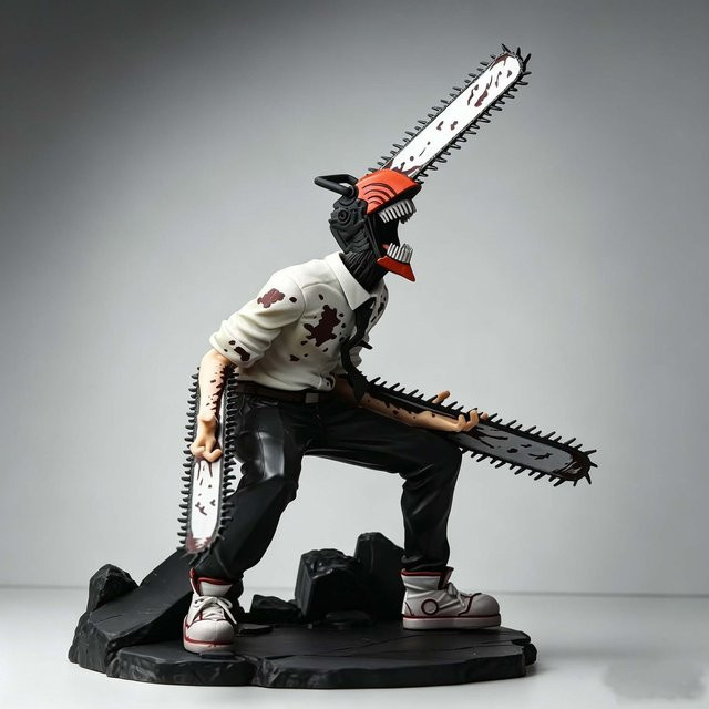 Bandai Chainsaw Man Denji/Power, Actionfigur, Kunststoff - Bild 1