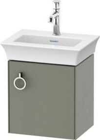 Duravit Waschtischunterschrank White Tulip in Weiß, Wandhängend, mit Glastüren und mattem Finish, B/T/H: 38,4 x 29,8 x 41,0 cm - Bild 1