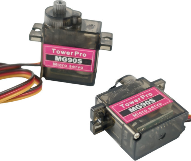 EVANOVM SG90 MG90S Mikro-Mini-Servos, Zubehör, Kunststoff, Schwarz - Bild 1