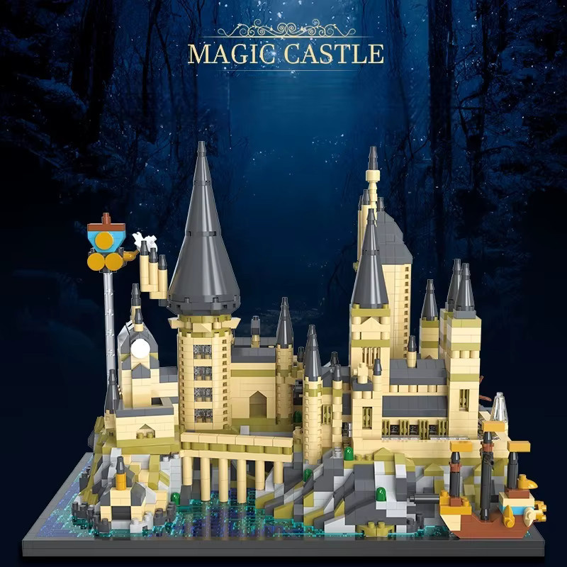 HUATEC Hogwarts Schloss, Mikro-Bausteine Modell, Fantasy - Bild 3