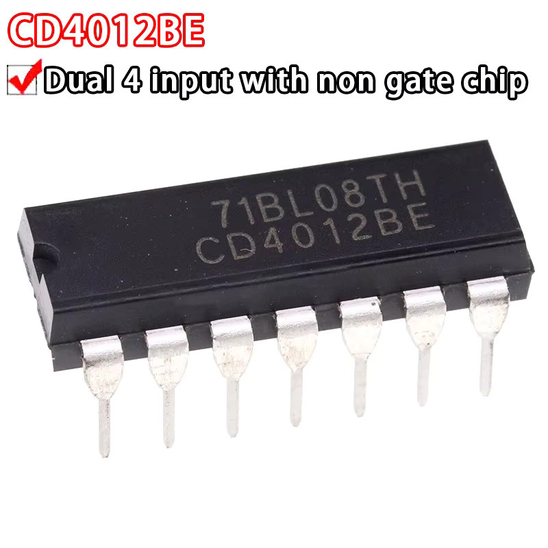 10er Set Si Tai&SH CMOS Logik-ICs CD4001BE bis CD4066BE DIP-14 in Schwarz - Bild 2