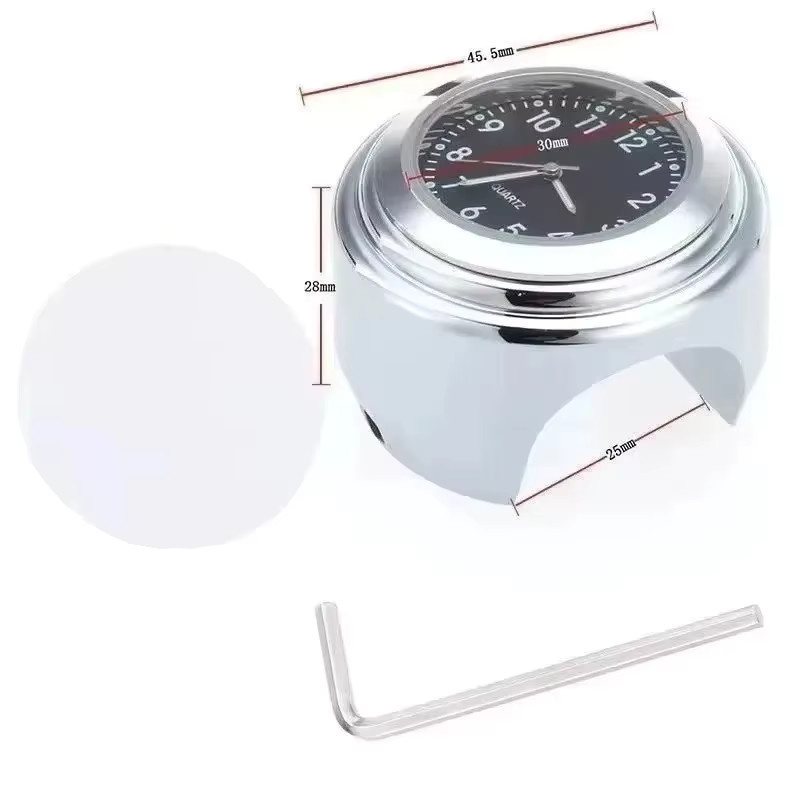 HDE Motorrad-Lenkeruhr, Aluminiumlegierung, Unisex - Bild 1