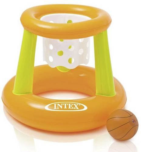 Intex Poolgame Floating Hoops Basketball-Set aus Vinyl mit Korb und Ball, B/H: 67 x 55 cm - Bild 1