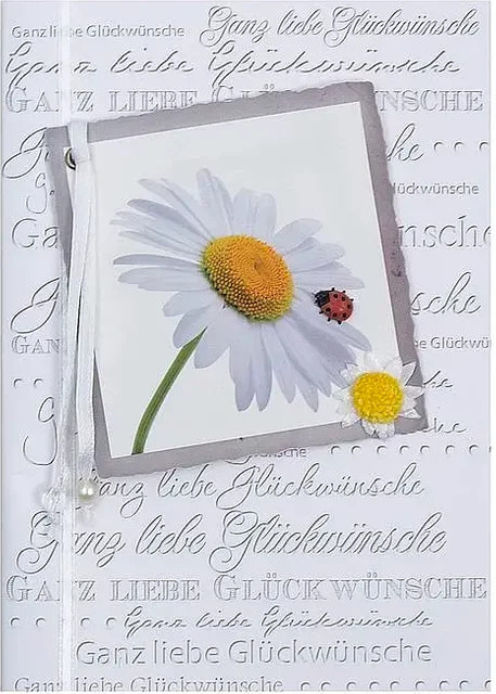 Depesche Grußkarte für Geburtstag und verschiedene Anlässe in Weiß und Multicolour - Bild 1