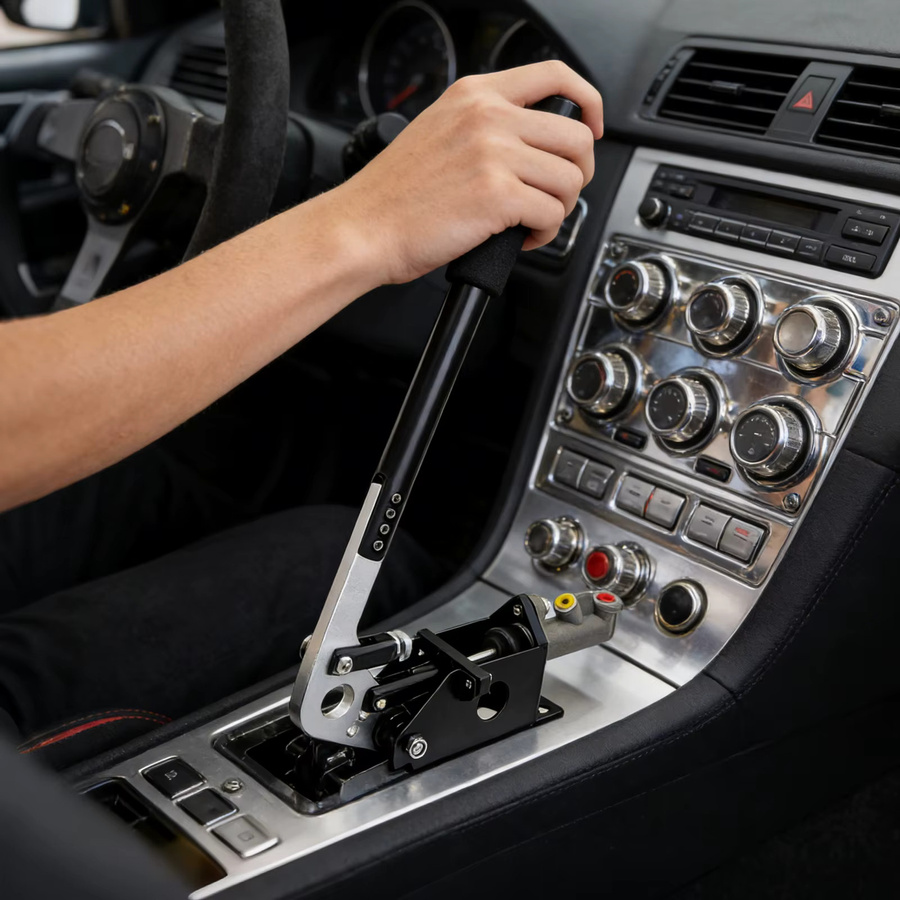 Bymaocar Hydraulische Handbremse in Schwarz für Simulations-Rennspiele und Auto-Modifikationen - Bild 3