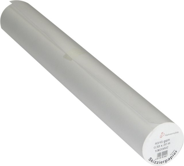 Hahnemühle Skizzenpapier Rolle transparent 40g Breite: 45 cm - Bild 1