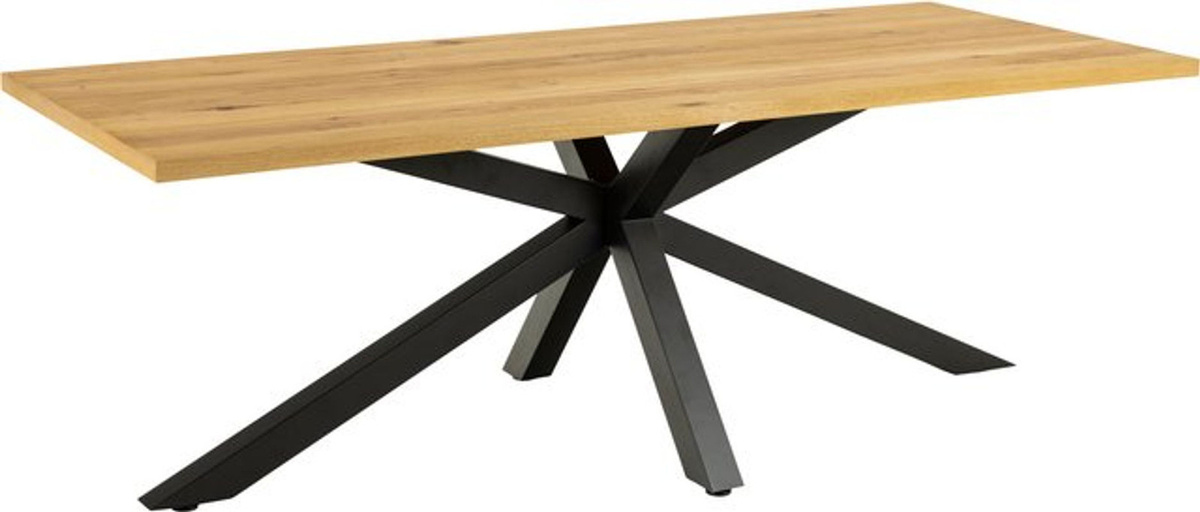 HELLIN Esstisch Heaven in Eiche Natur Braun, modern und rechteckig - Bild 1
