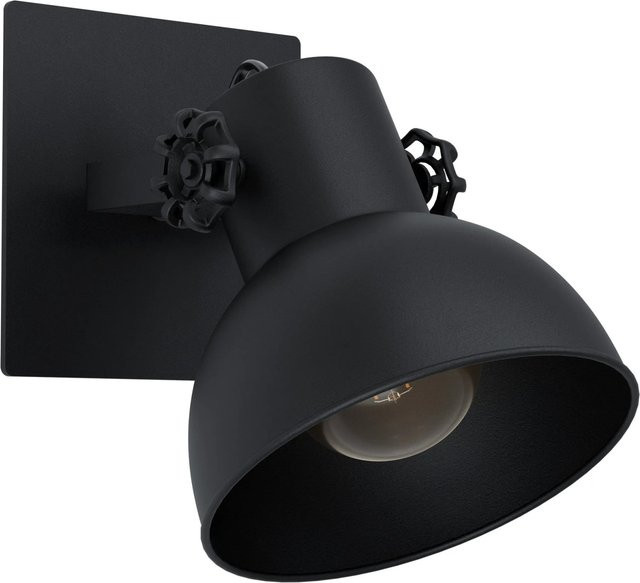 Eglo Wandspot Barnstaple 1 in Anthrazit im Industrial-Design mit E27 Fassung - Bild 1