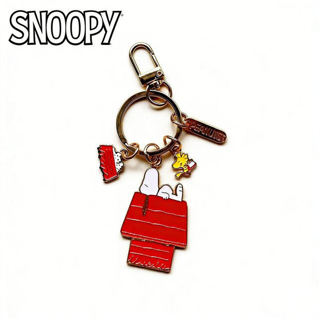 Bandai Schlüsselanhänger Snoopy, Metall, Unisex - Bild 1