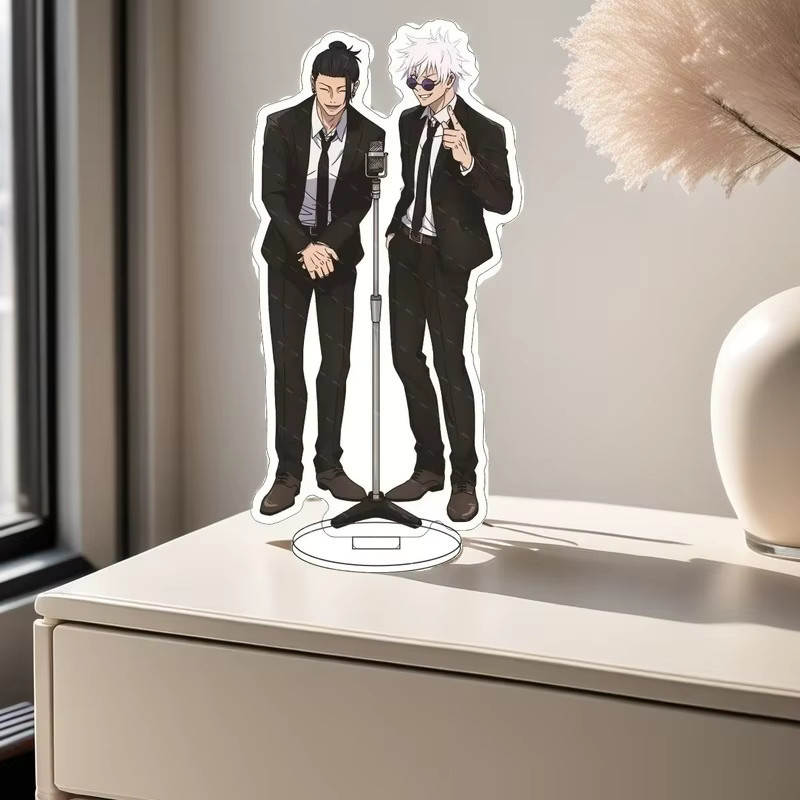 Bandai Jujutsu Kaisen Acryl-Standfiguren, Itadori Yuji, Fushiguro Megumi, Gojo Satoru, Nanami Kento, Set / Bundle - Bild 4