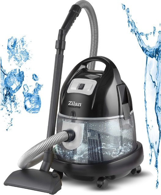 Zilan Nass/Trocken Staubsauger mit Wasserfilter, 2000W, 8L, Grau/Schwarz - Bild 1