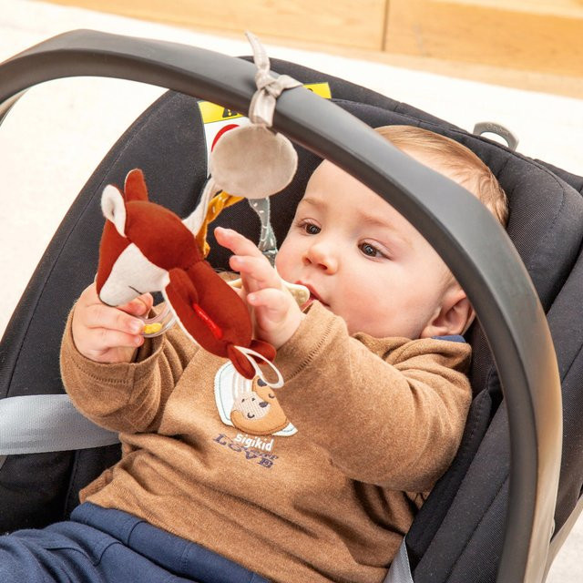 Sigikid Babyschalenanhänger Fuchs Yellow ab Geburt - Bild 1