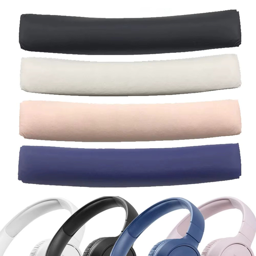 Ersatz-Ohrpolster und Kopfbügel-Kissenbezug aus Proteinleder für JBL T520BT T510BT T500BT T450BT, 1 Paar, Schwarz und Multicolour - Bild 5