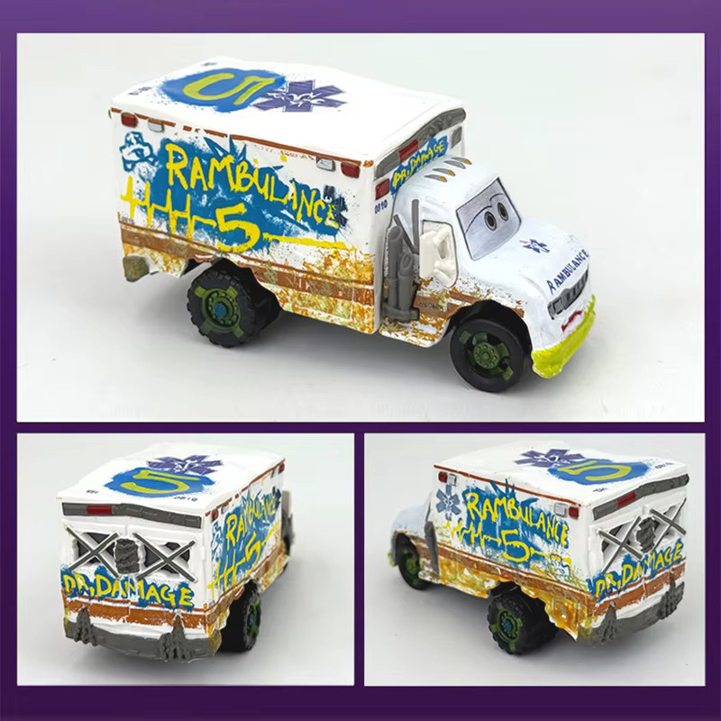 TAKARA TOMY Disney Cars Dr. Damage Arvy Wohnmobil Miss Fritter, Spielzeugauto, Metall - Bild 3