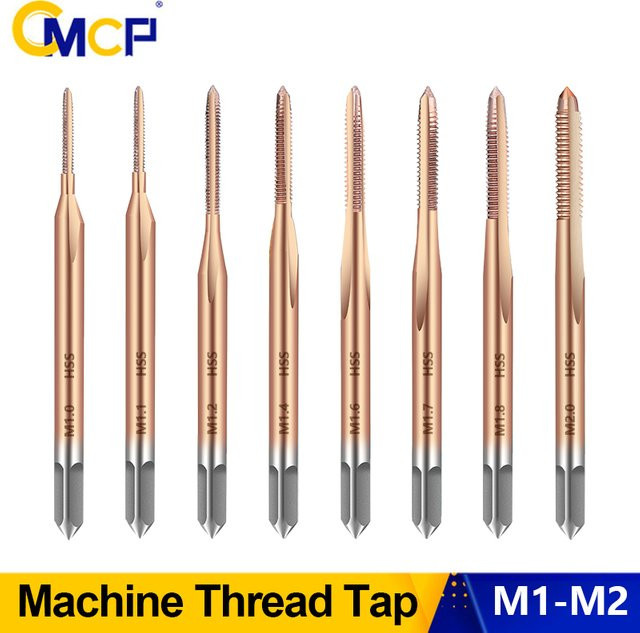 CMCP HSS Maschine Stecker Gewindebohrer für metrische Gewinde M1 bis M2 - Bild 1