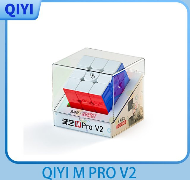 QiYi M Pro V2 Pioneer UV 3x3 Magnetischer Zauberwürfel Speed Cube, Puzzle - Bild 1