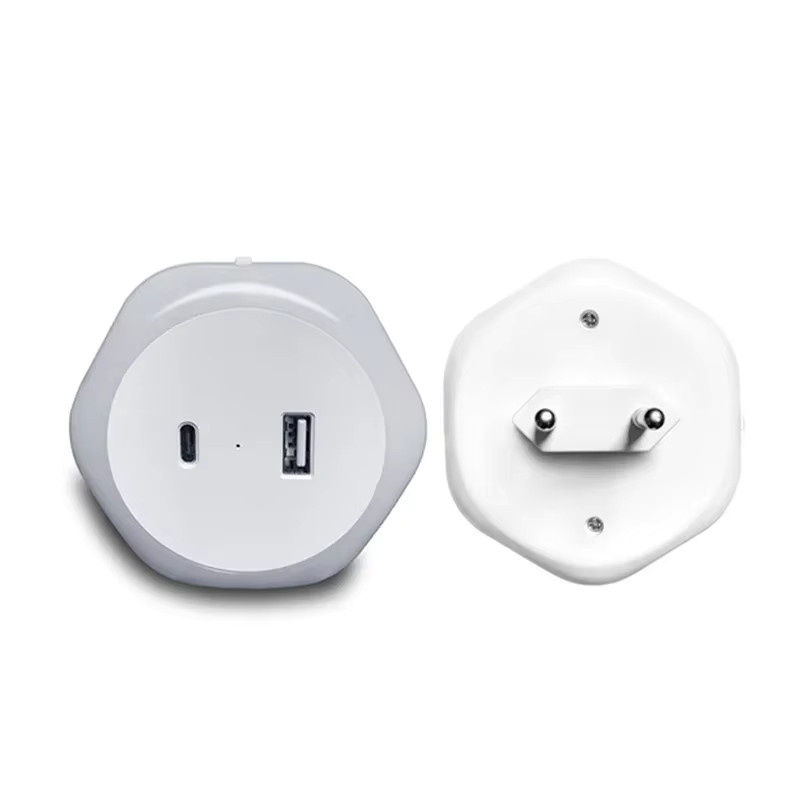 Lyfs LED Nachtlicht mit USB Typ-C Anschluss, dimmbar, Warmweiß, für Schlafzimmer, Flur und Treppen - Bild 5