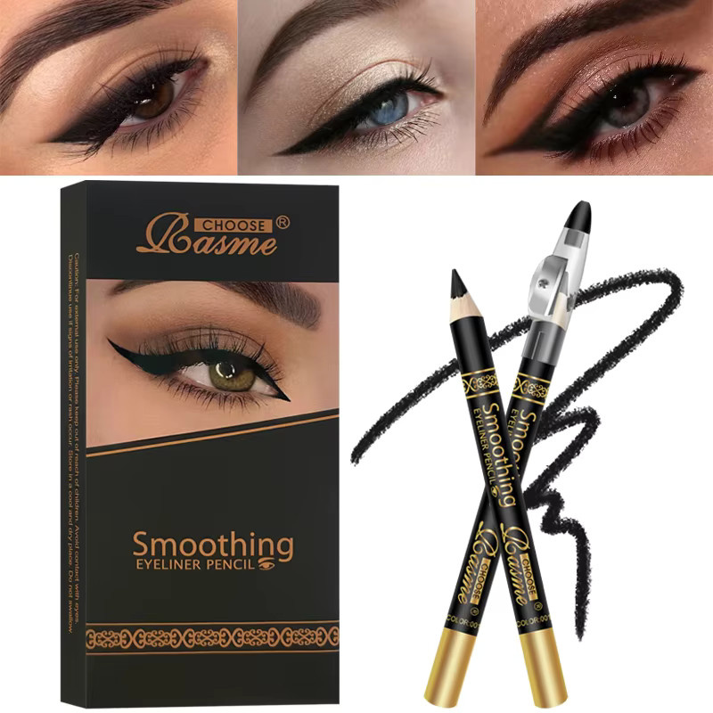 CHOOSE RASME Eyeliner-Stift-Set, 6-teilig, schwarz, matt, wasserfest - Bild 2
