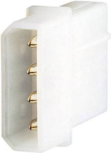 TRU Components PC-Stromversorgungsstecker mit Kontakten in Weiß - Bild 1