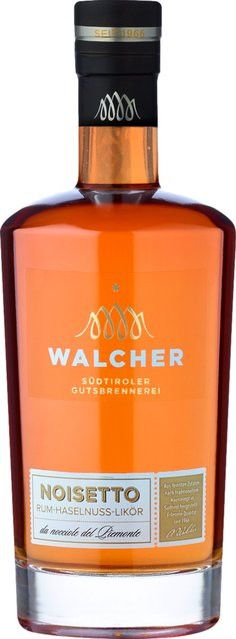 Walcher Noisetto Rum-Haselnusslikör, Italien, 21% Vol., 0,7 l - Bild 1