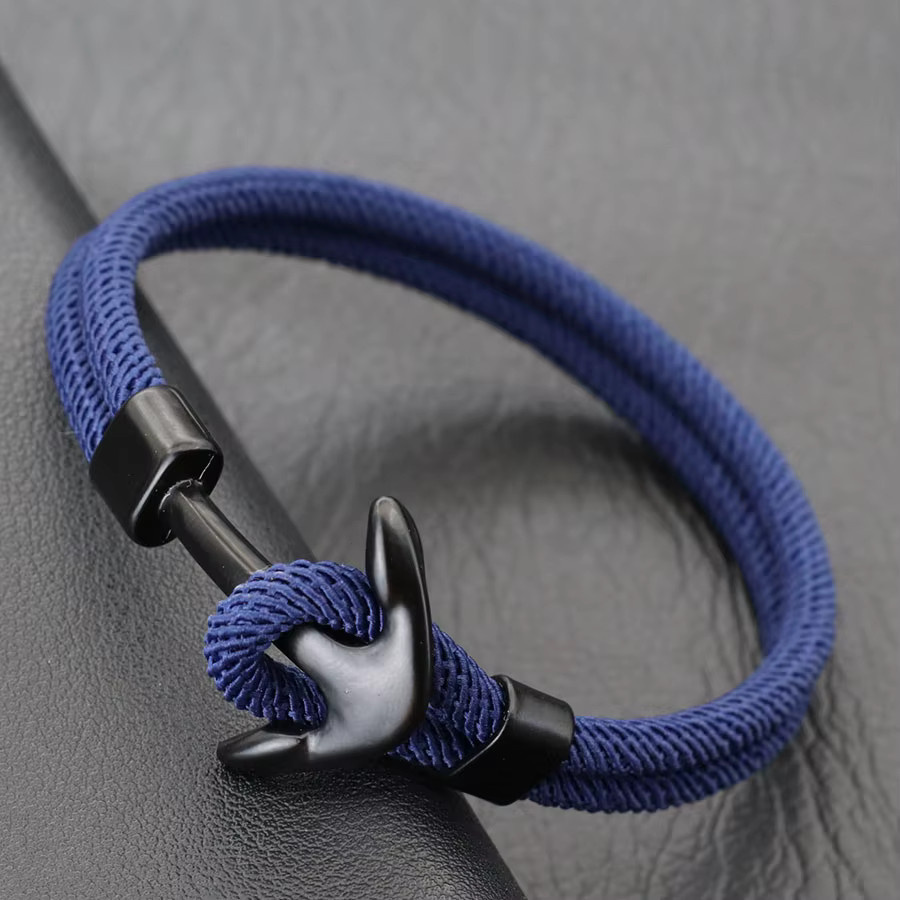 Noter Ankerarmband Herren, Stoff, Bunt - Bild 3