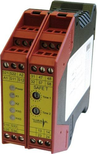 Riese SAFE TR Türöffner mit 2 Schließern und 1 Öffner, Farbe: Rot, Betriebsspannung: 24 V/DC, 24 V/AC - Bild 1
