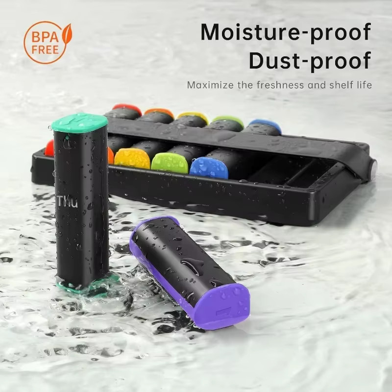 Untior Medikamenten-Aufbewahrungsbox, Regenbogen, Unisex - Bild 4
